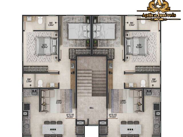 #1008 - Apartamento para Venda em Navegantes - SC