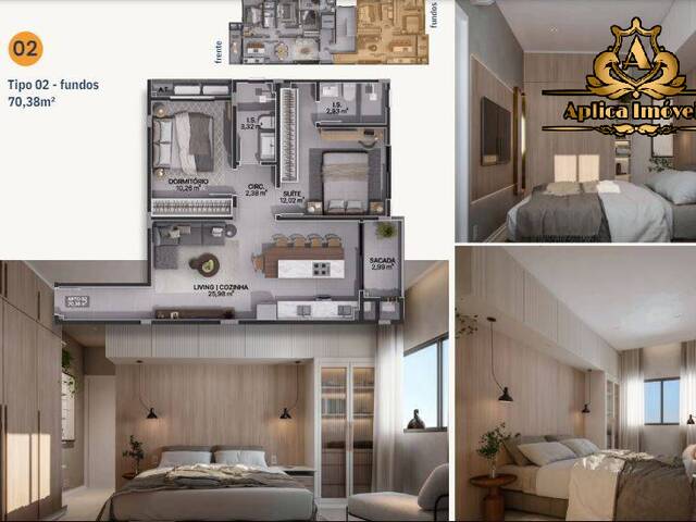 #1095 - Apartamento para Venda em Navegantes - SC
