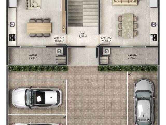 #1351 - Apartamento para Venda em Navegantes - SC