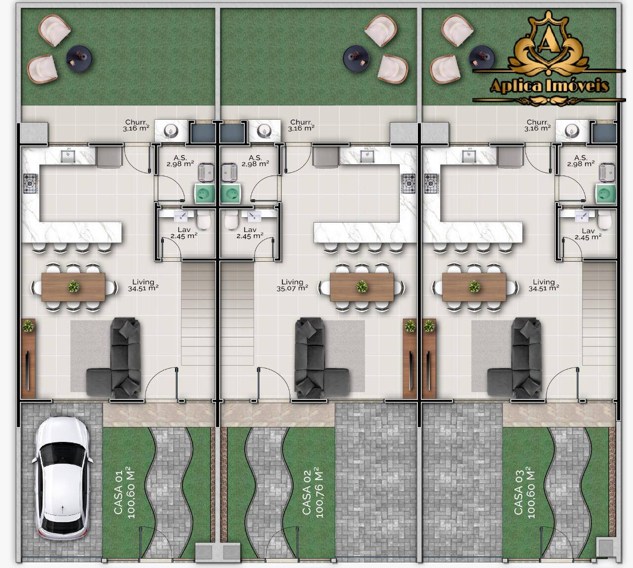 Casa, 3 quartos, 100 m² - Foto 36