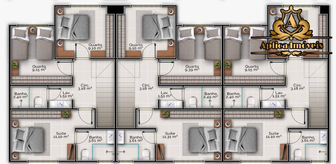 Casa, 3 quartos, 100 m² - Foto 35