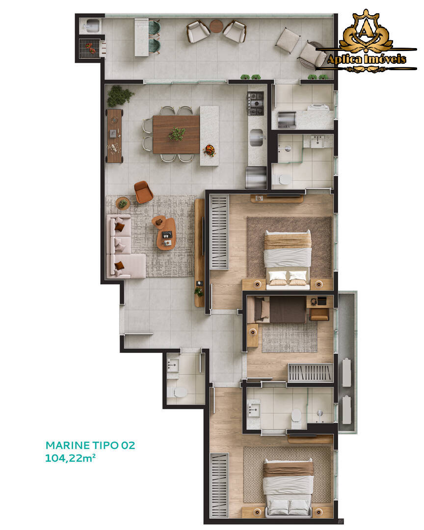 Apartamento, 3 quartos, 106 m² - Foto 15