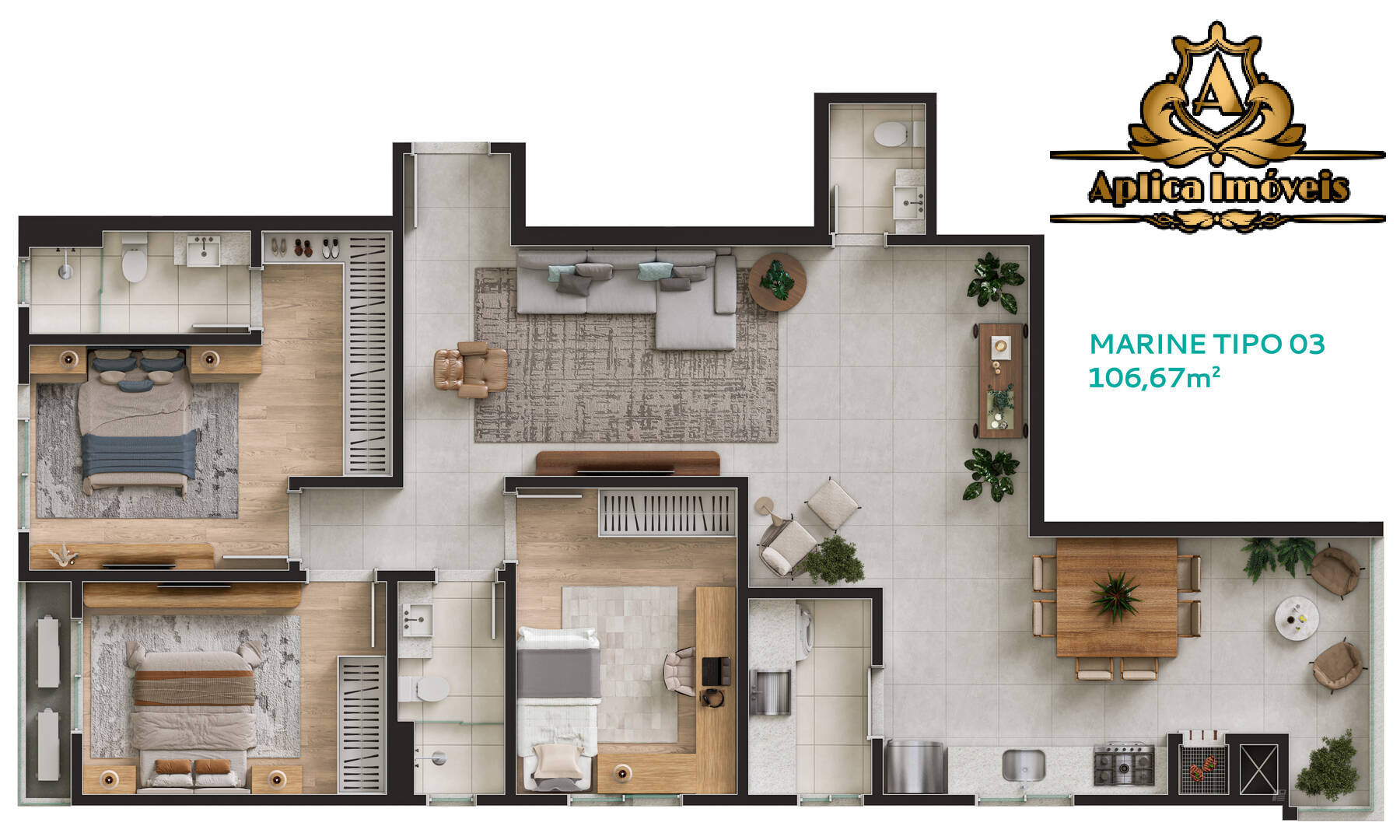 Apartamento, 3 quartos, 106 m² - Foto 16