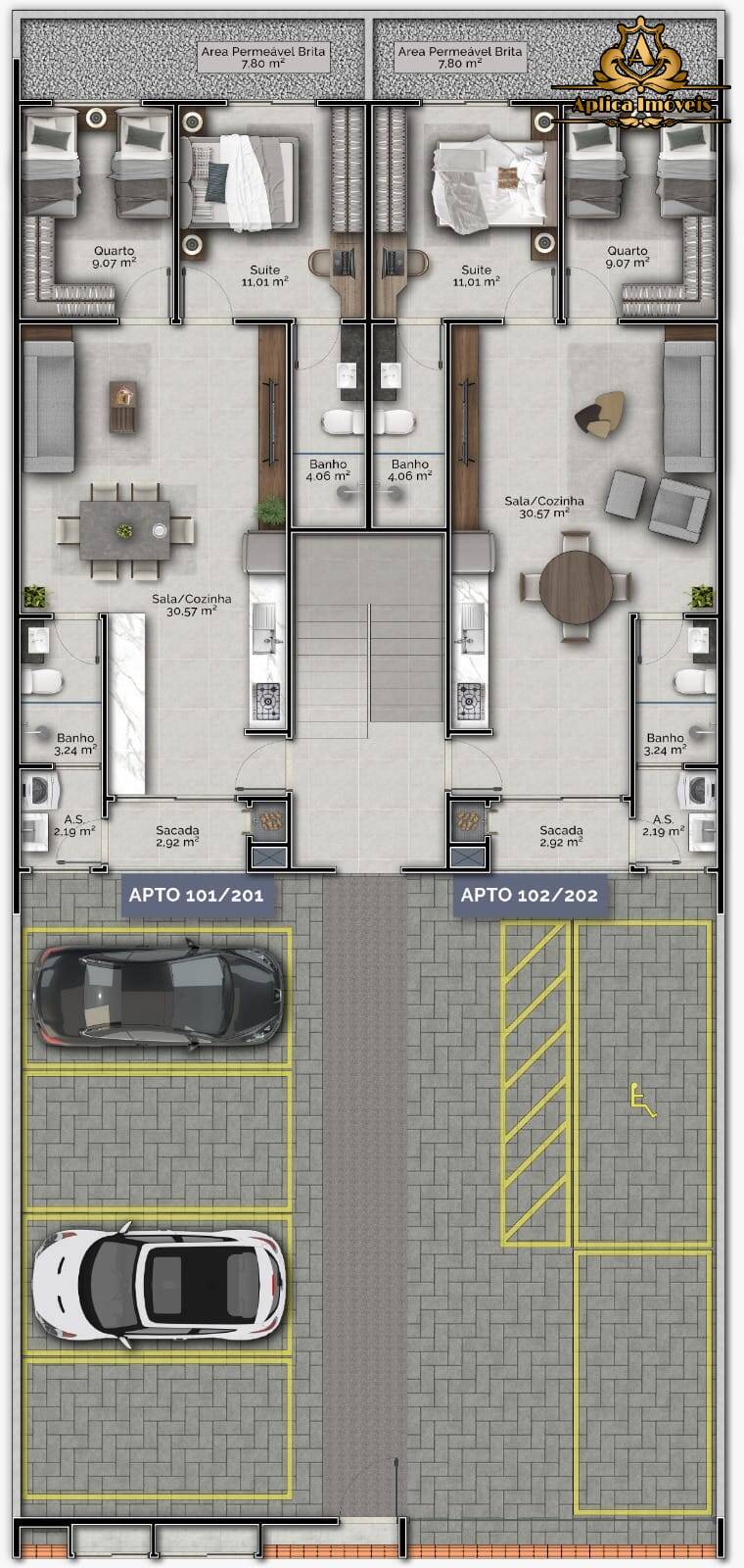 Apartamento, 2 quartos, 70 m² - Foto 13