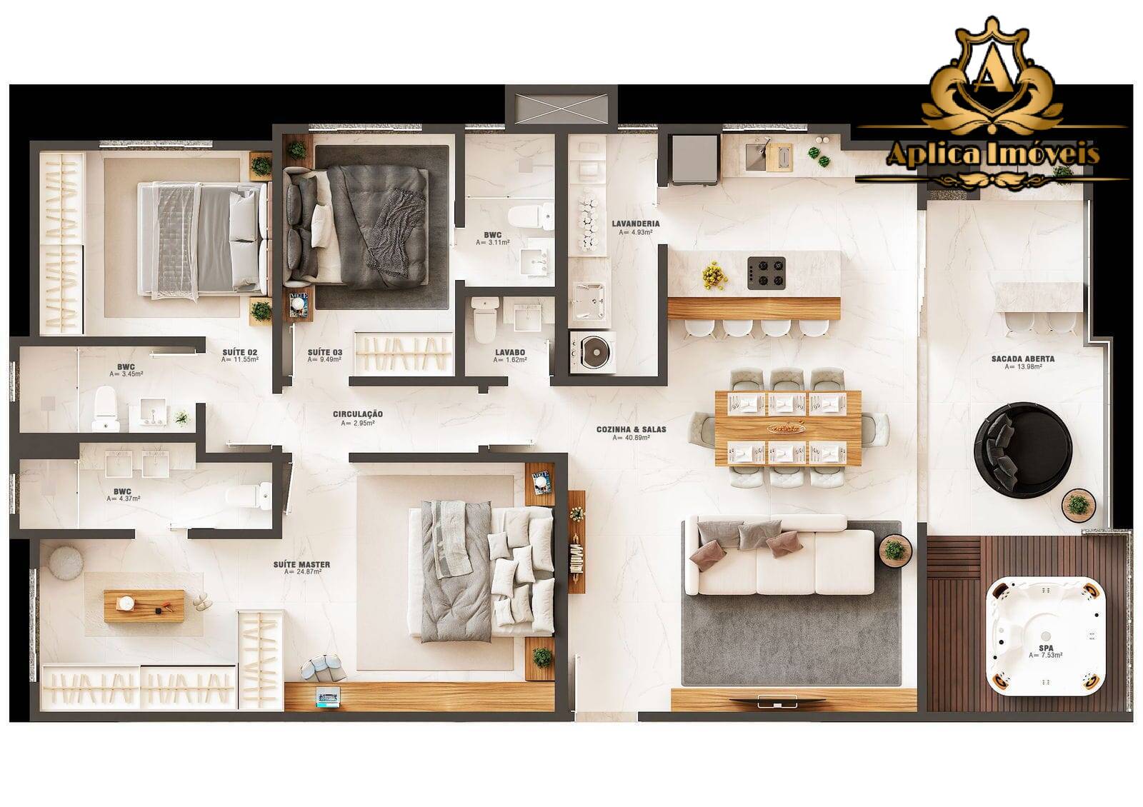 Apartamento, 3 quartos, 147 m² - Foto 3