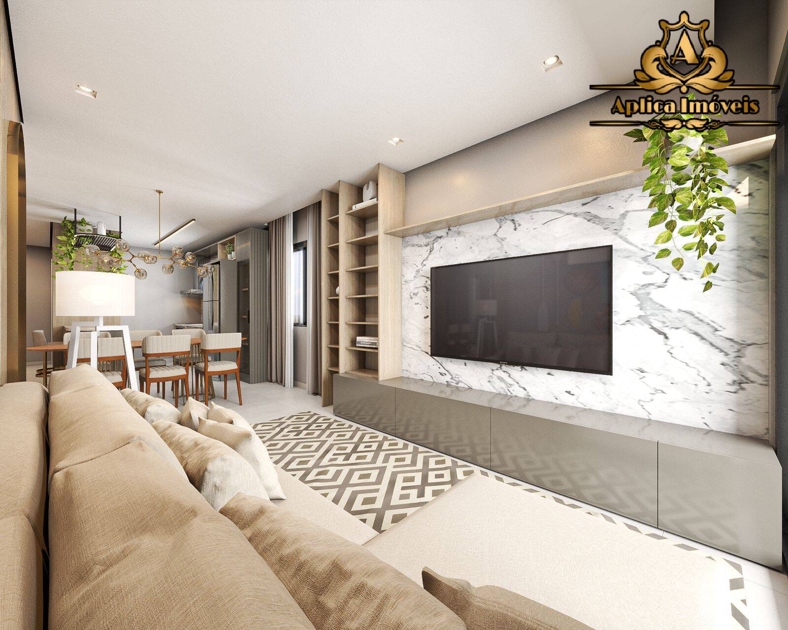 Apartamento à venda com 2 quartos, 75m² - Foto 3