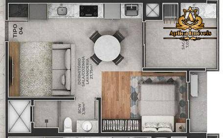 Apartamento, 1 quarto, 45 m² - Foto 12