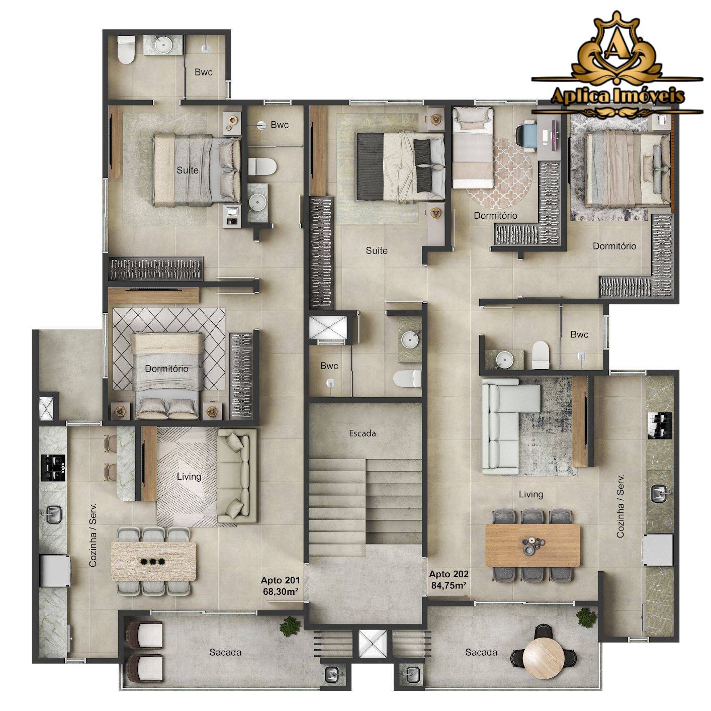 Apartamento, 2 quartos, 68 m² - Foto 8