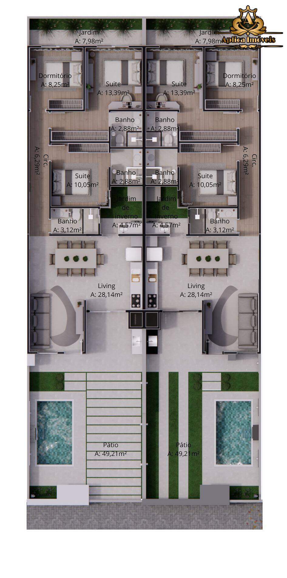 Casa, 3 quartos, 90 m² - Foto 21