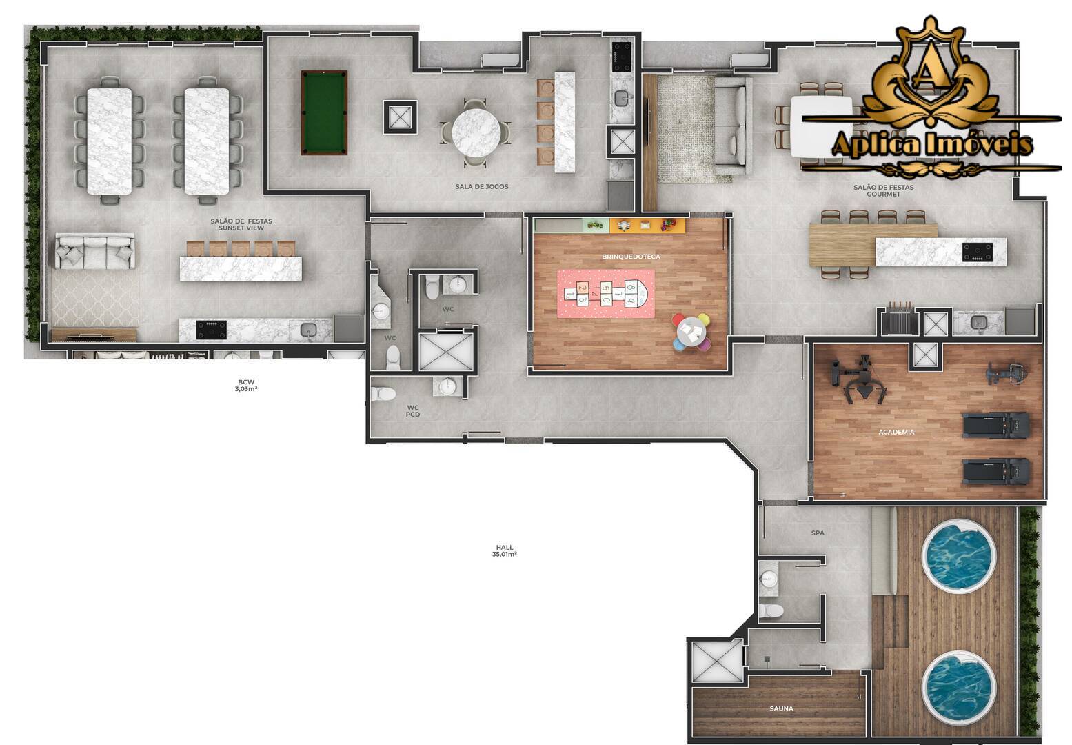 Apartamento, 1 quarto, 45 m² - Foto 2