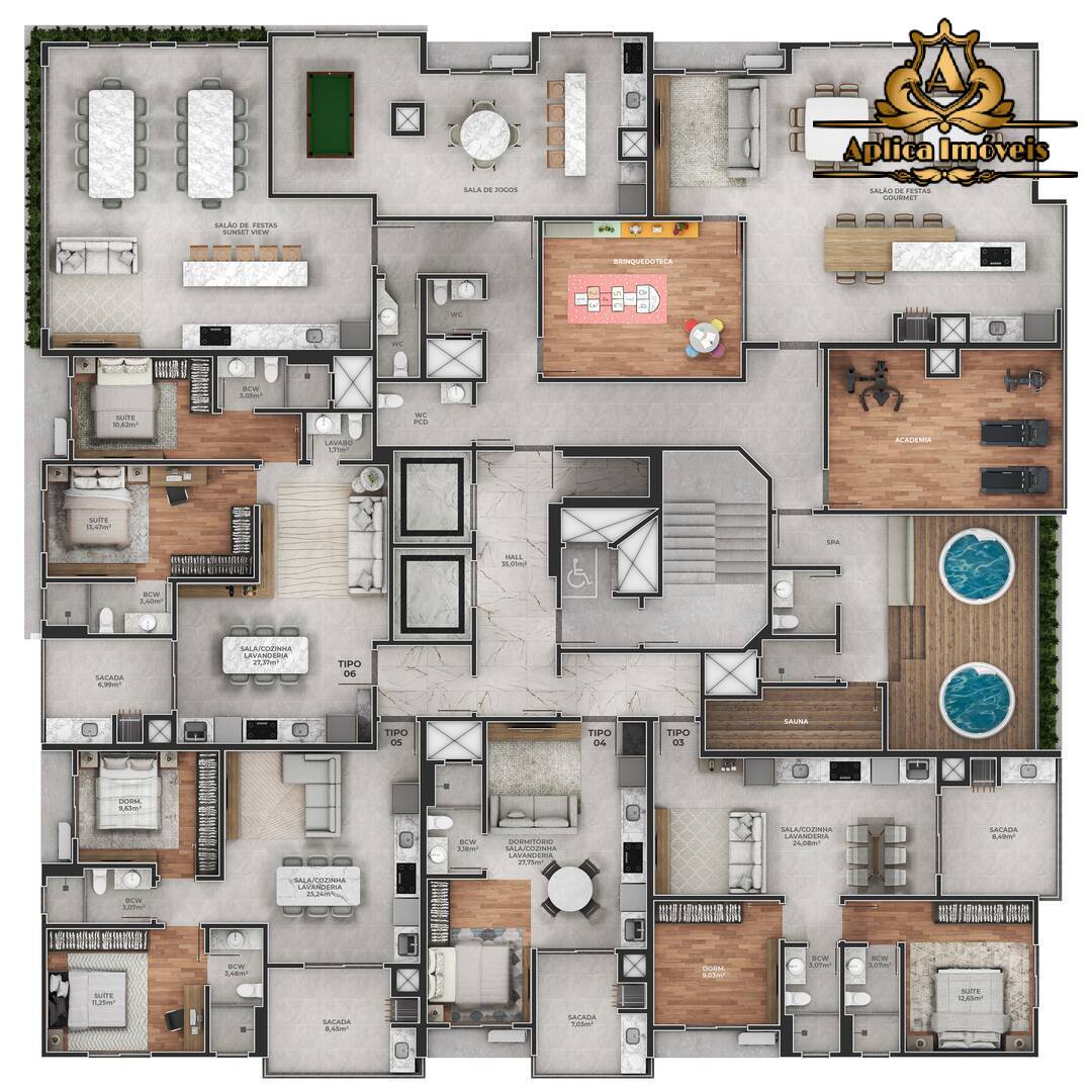 Apartamento, 1 quarto, 45 m² - Foto 9